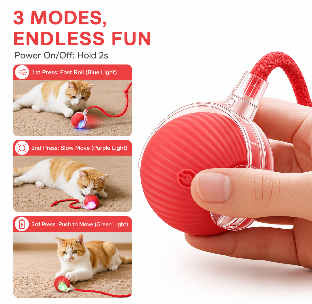 Orbitail™ Interactive Rolling Ball