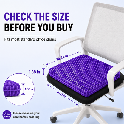 CloudSeat Purple Gel Seat Cushion
